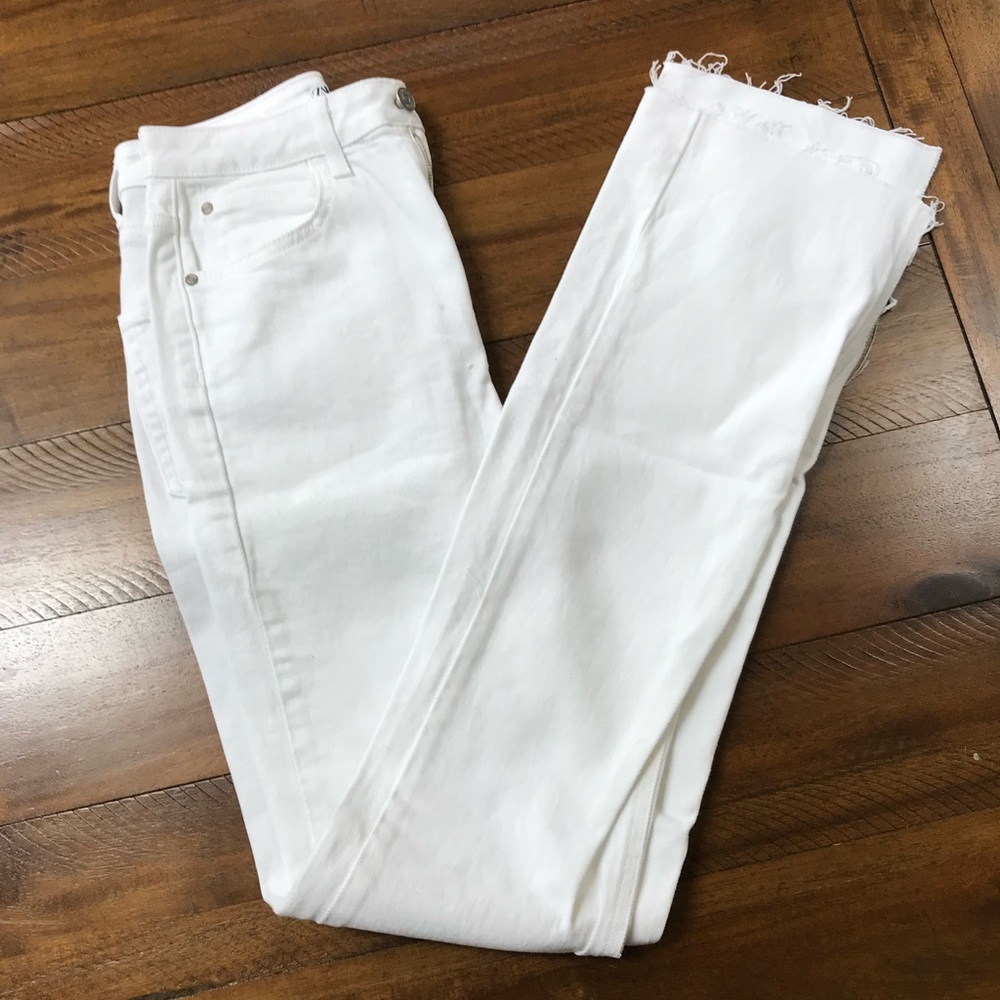 Zara white jeans